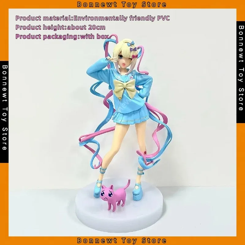 

20cm Virtual Idol KAngel Cute Girl Figure Model Boxed Decoration Spot Wholesale