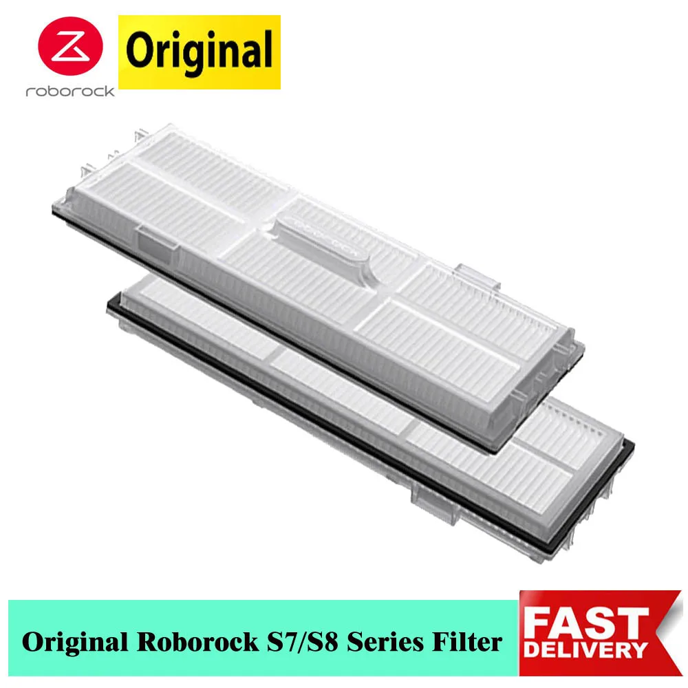 Original Roborock S7 MaxV Washable HEPA Filter for S7/S7 MaxV Ultra/S8/S8 Pro Ultra Vacuum Cleaner Dust Bin Filters Spare Parts