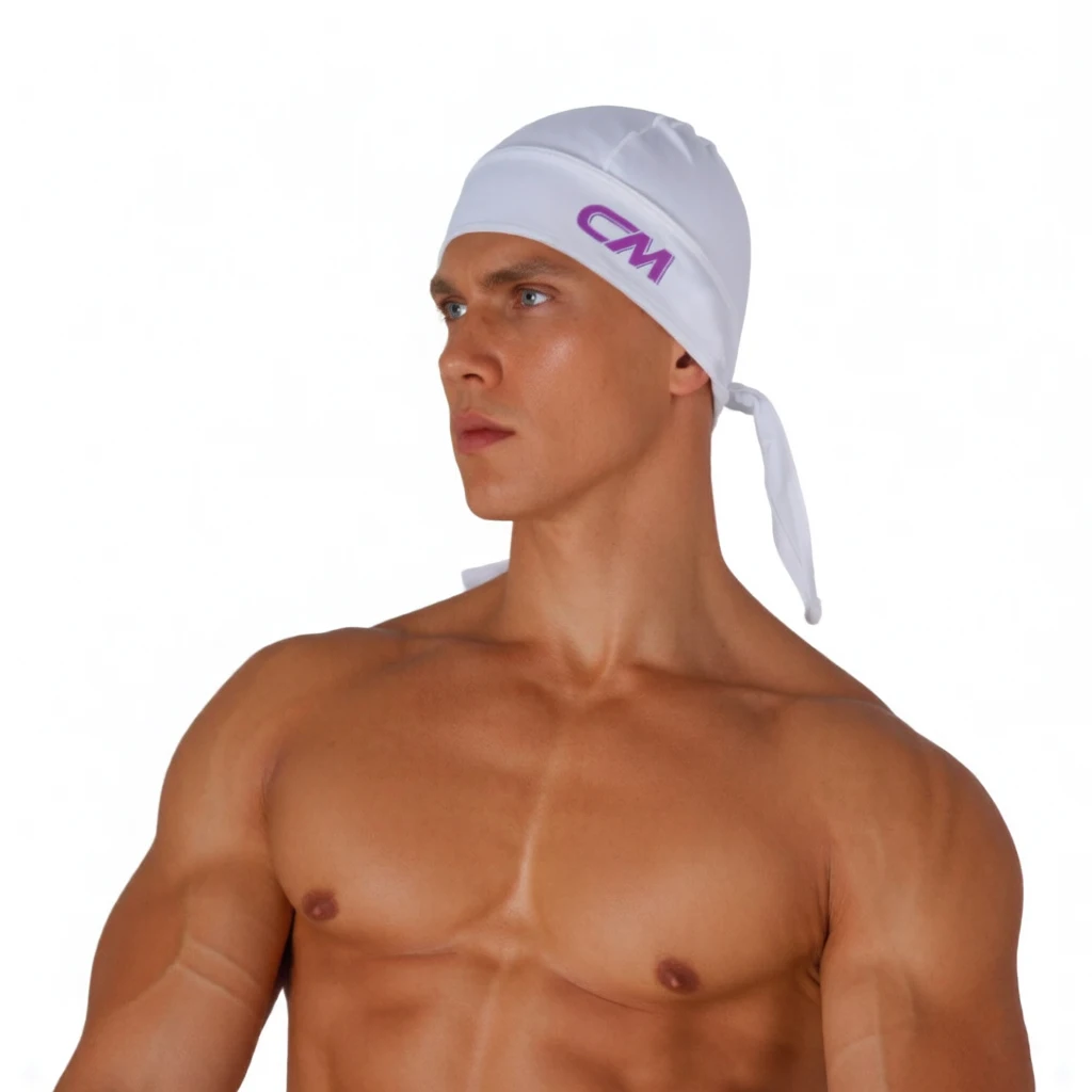 Men Women Pirate Hat Outdoor Hiking Caps Solid Color Elastic Swim Bathing Hats Sports Casual Headwear Fitness Accessories