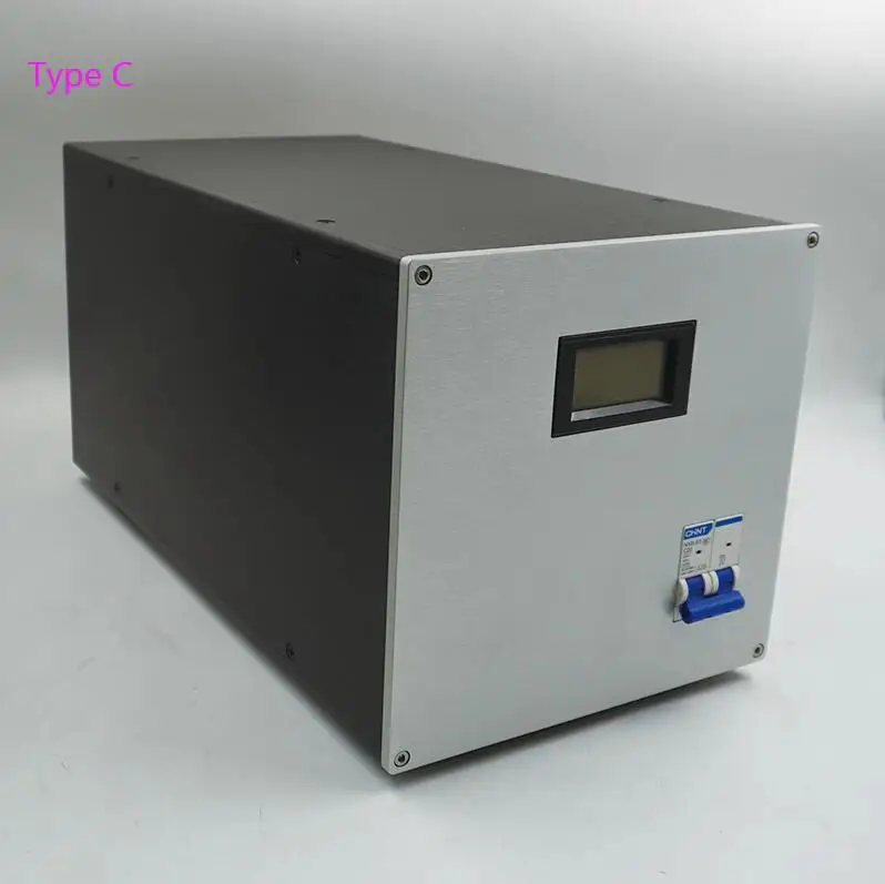 390 Full aluminium Power supply Chassis preamp box custodia per filtro di alimentazione fai da te