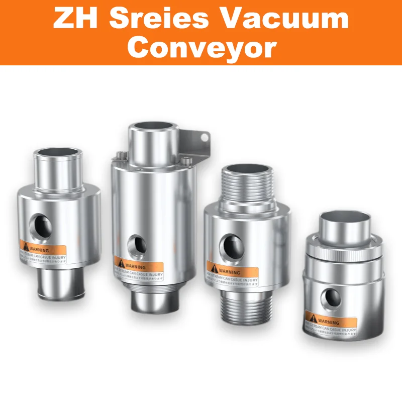 ZH Series Vacuum Conveyor Generator Pneumatic Feeding Machine ZH10-X185 Air Amplifier Suction Device Particle Conveyor