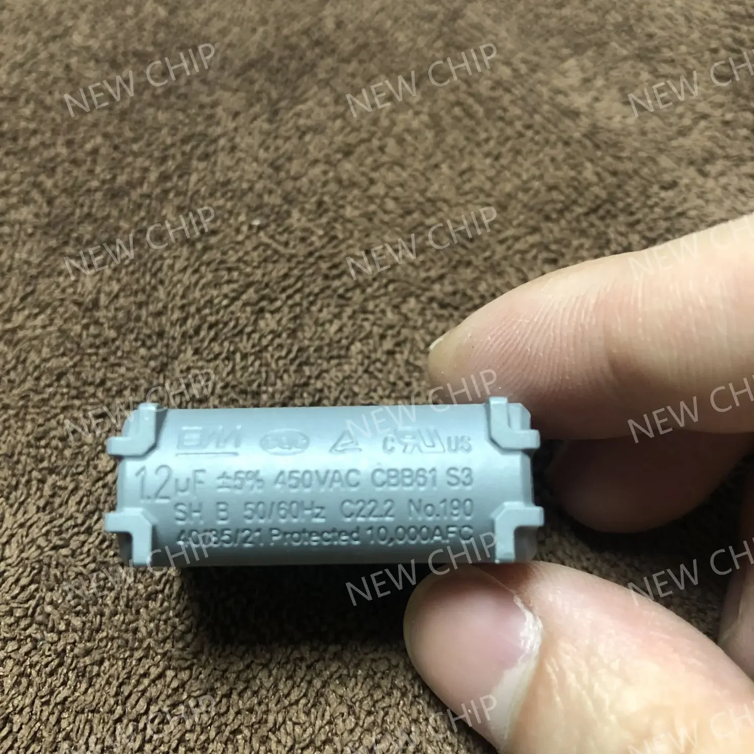 5pcs/lot CBB61 1uF 1.2uF 1.5uF 2uF 2.5uF 3uF 3.5uF 4uF 4.5uF 5uF 450V film capacitor Air conditioner inneStarter Capacitor