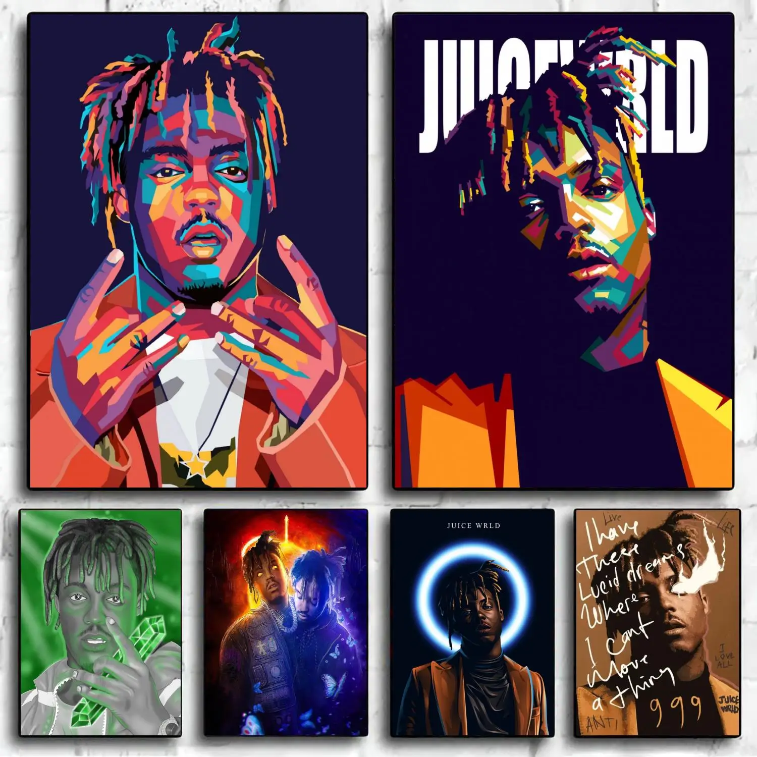 

juice Singer wrld legends never die Decoration Art Poster Wall Art Personalized Gift Modern Family bedroom Decor Canvas Posters