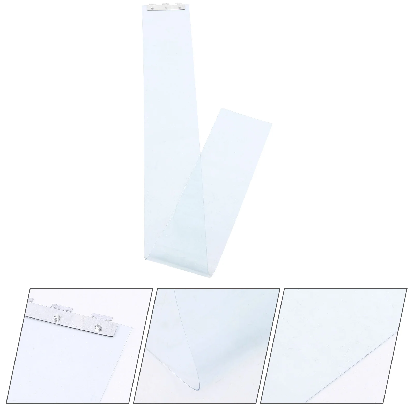 

Clear Transparent Windproof Strip Door Curtain Market Partition Curtain Dustproof Oil Proof Transparent Shower Curtains