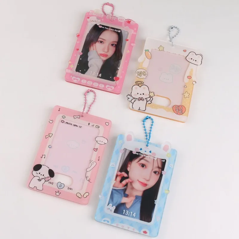 Dog Mobile Phone Cartoon Acrylic Card Sleeve Card Brick Goo Kali Brand Desktop Card Sleeve Small Card Protective Case