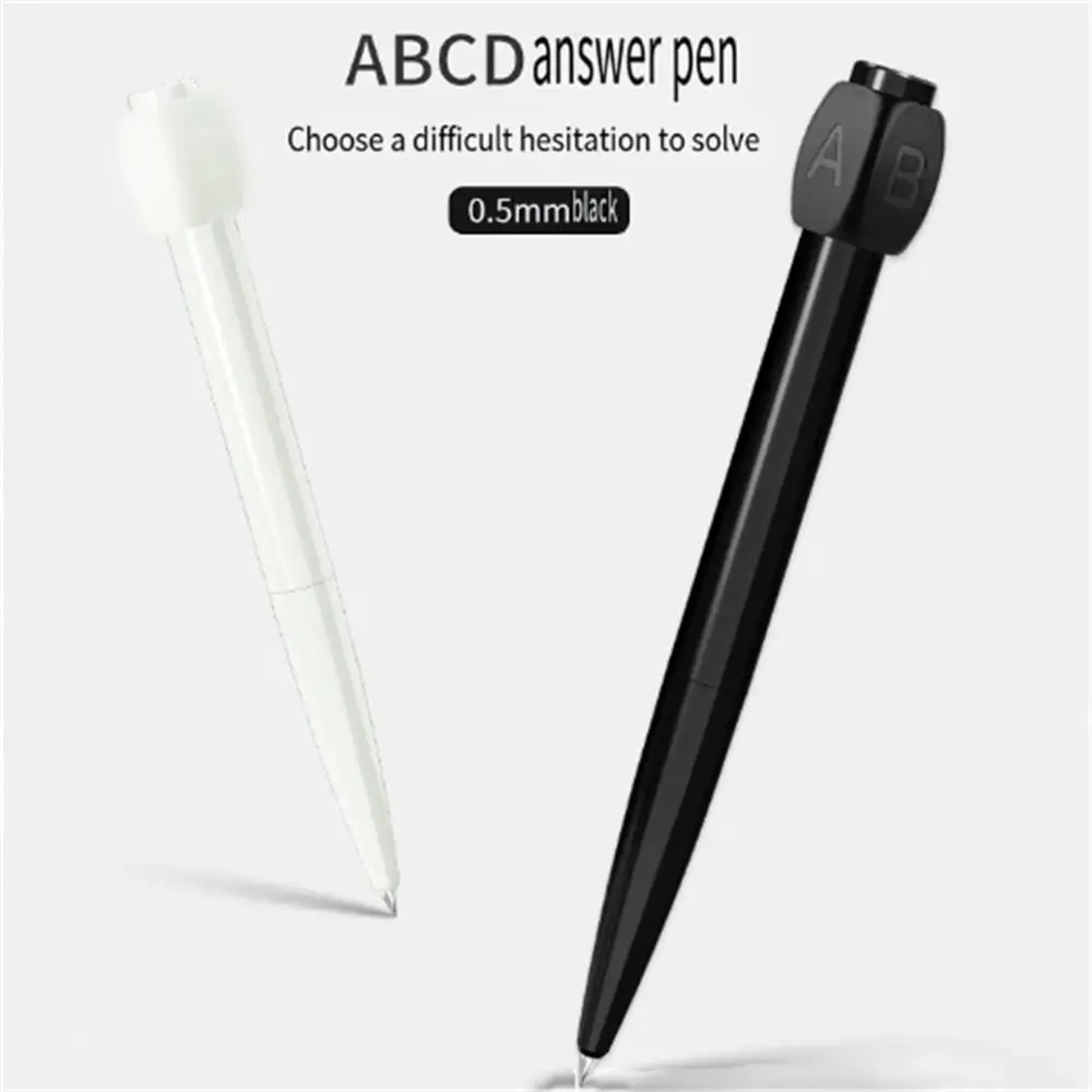 Answer Pen Rotary Neutral Pen ABCD Select Difficult Artifact Meeting To Kill Time Toys Creative Turn Pen 0.5mm