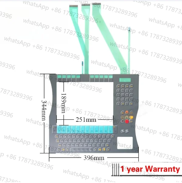 CP7031-0002 CP7031-0002-0000 غشاء لوحة المفاتيح زر لوحة المفاتيح لبيكهوف CP7031-0002 CP7031-0002-0000 لوحة المفاتيح الغشائية التبديل