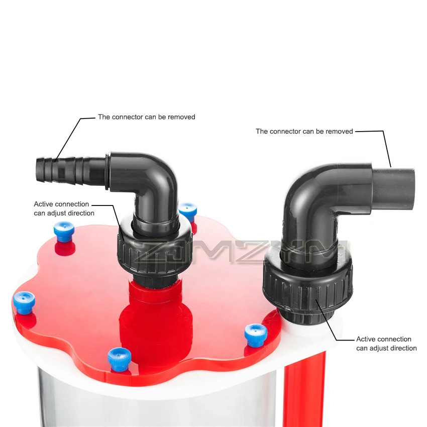 KMR-150/﻿KMR-200 Bacterial Cultivation Filter Bucket Saltwater Fish Tank Aquarium Fluidized Filter System K1 Media Bio-Reactor - view 5