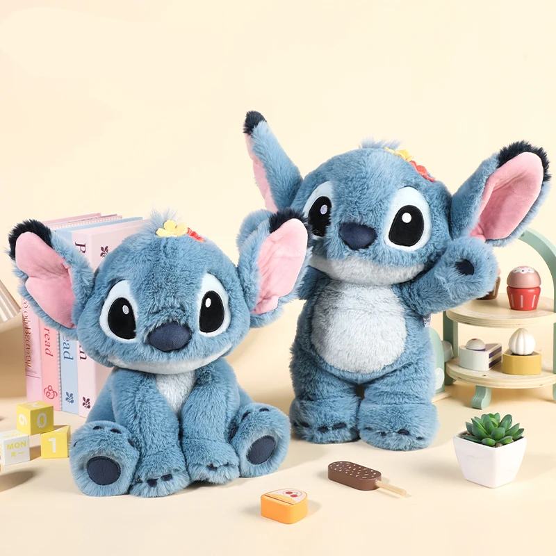 Genuine Disney Stitch Plush Toy Anime Lilo & Stitch Stuffed Toys Kawaii Cartoon Cute Plsuh Doll Anime Toys Kids Birthday Gift