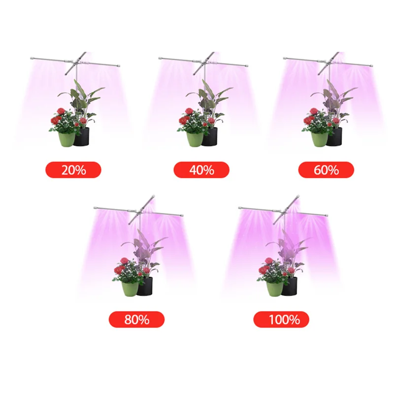 AD23-Grow Light For Plants With Control Full Spectrum Fitolamp Lights Home Flower Seedling Phyto Lamp