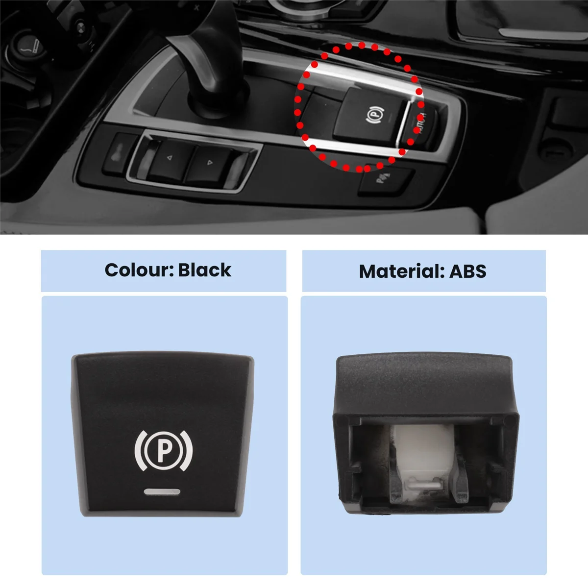 Новая крышка кнопки стояночного тормоза для BMW 5, 6 X3 X4 F10 F11 F06 F12 F25 09-13