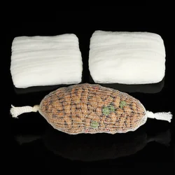 Solúvel PVA Mesh Recarga, Alimentador De Pesca De Carpa, Iscas De Pesca, Rig Hook, Bait Wrap Bags, Acessórios Portáteis, 5m, 20m