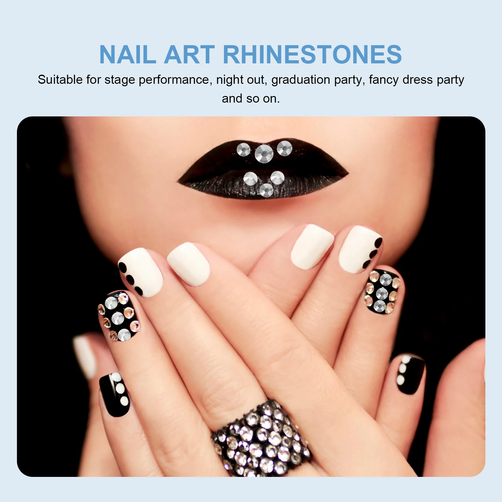 

1440pcs Water Drill Nail Decorations Flatback Rhinestones For Diy Manicure Art Craft Smartphone Case Ornament Supplies