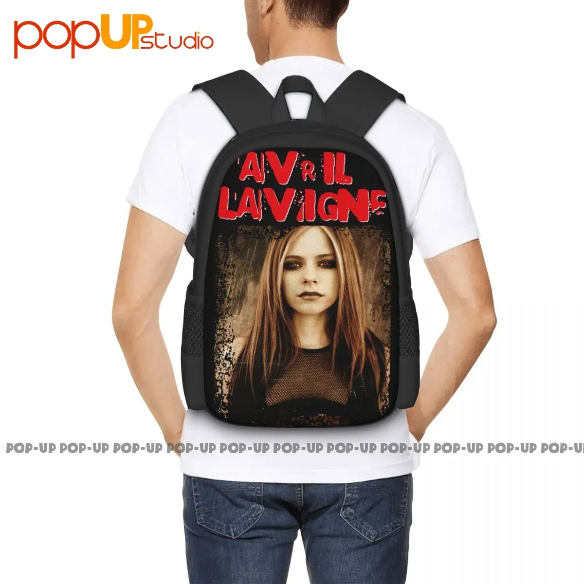 Avril Lavigne Bones 2004 Ogen Y 2K Tour Rugzak Grote Capaciteit Reis Draagbare Sporttas Grote Capaciteit