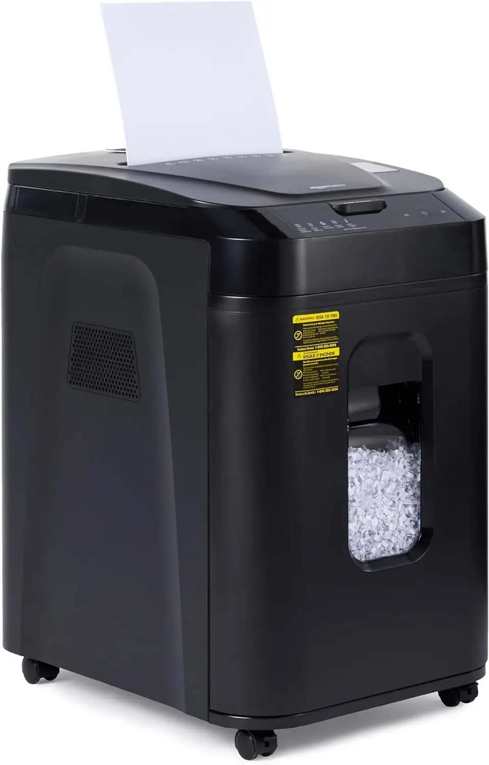 

Basics 150 Sheet Autofeed Micro Cut Paper Shredder, Black