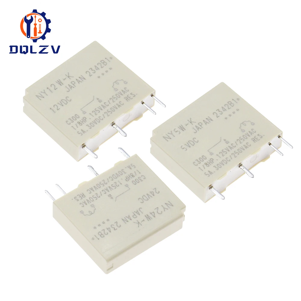 

NY24W-K NY12W-K NY5W-K DIP-4 Новое оригинальное силовое реле SPST-NO NY-5W-K NY-12W-K NY-24W-K