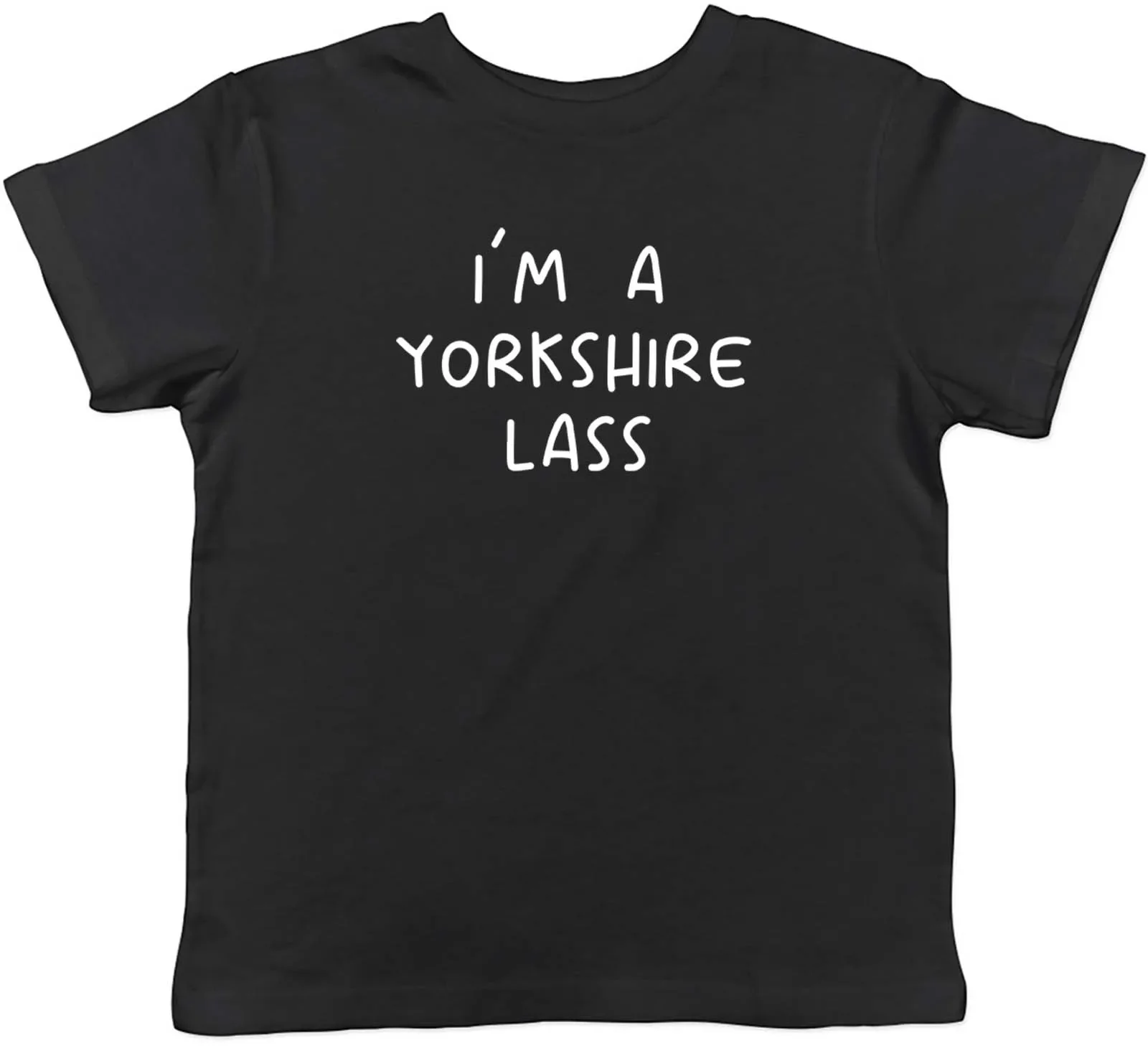 Yorkshire Day Kids T-Shirt I'm a Yorkshire Lass Childrens Boys Girls Gift