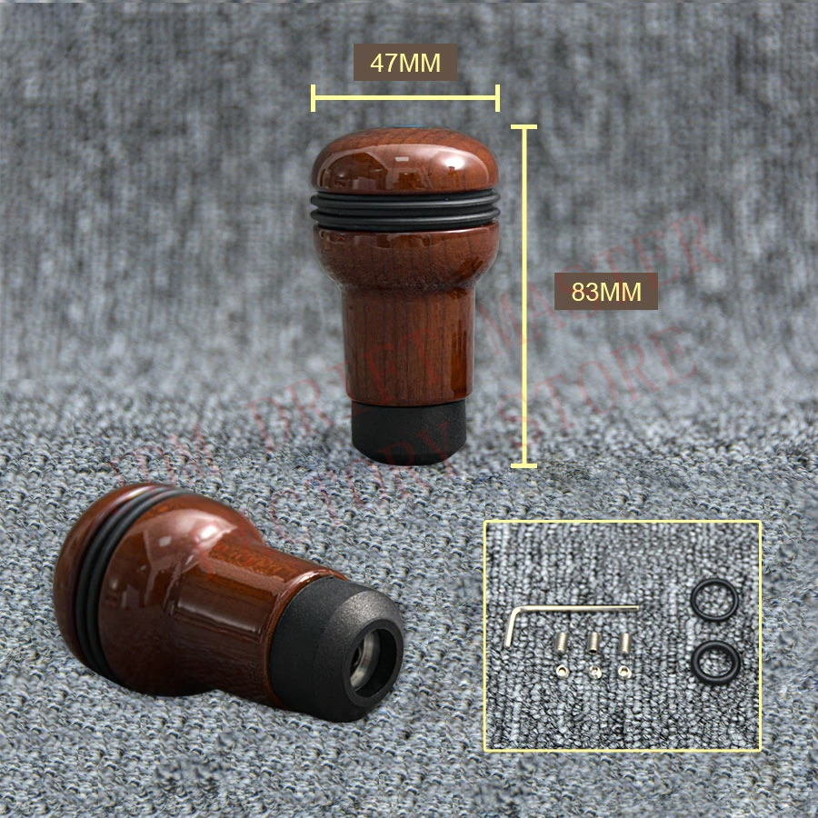 JDM Real Wood Gear Knob Evolution Car Manual Shift Shifter Knob Lever Stick