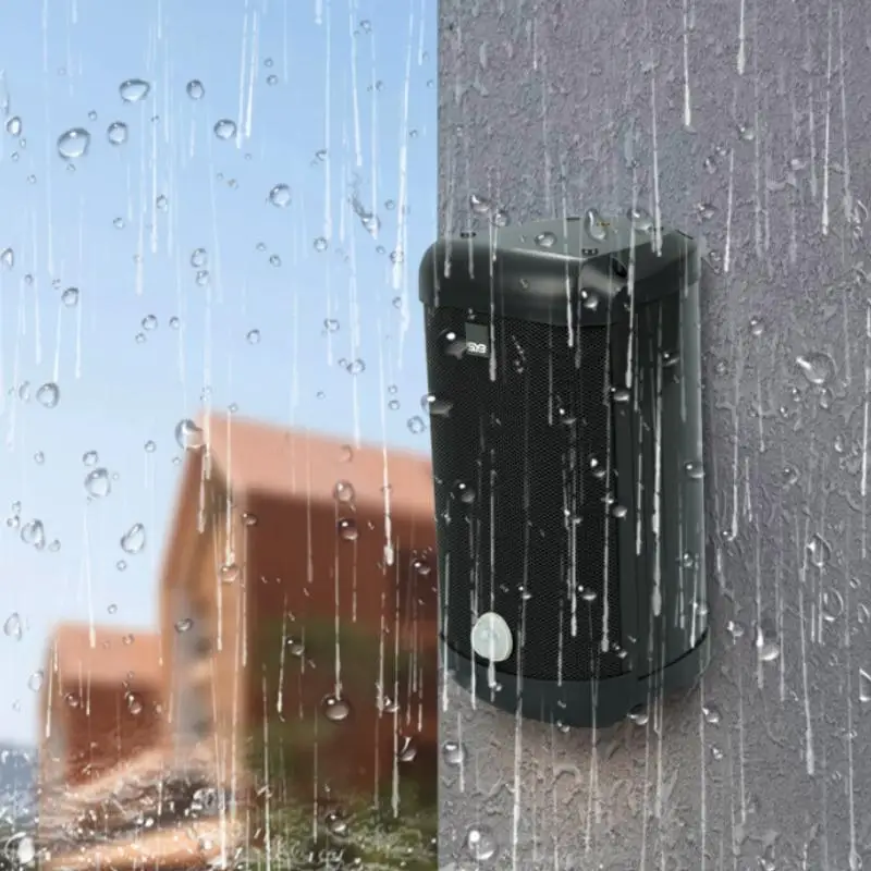 20W Outdoor Waterproof Sound Column With Solar Charger Aluminum Alloy Shell Size 275*140*144 mm Infrared Induction Trigger Voice