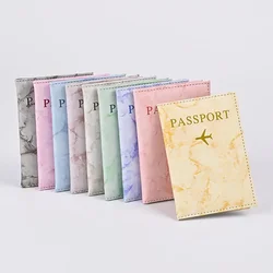 Travel Women Men Document Organizer Passport Covers Holder New PU Passport Cover Case Fashion Credit Card Holder Wallet Pouch