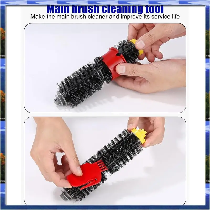 مجموعة ملحقات الفلتر والفرشاة من البلاستيك الأسود والأزرق لسلسلة Irobot Roomba 600 605 606 و500 Series 564 585 595 #4