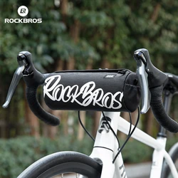 ROCKBROS  2L 3.6L Cycling Bag Big Capacity Bicycle Front Tube Bags Sliding Package Shoulder Triangle Bag Elastic Band Bike Bag