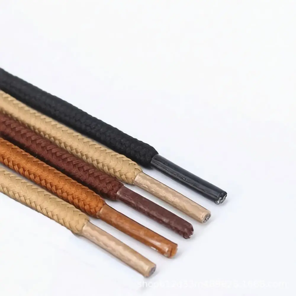 High Quality Round Shoelaces For Martin Boots Sneakers Casual Footwear Athletic Shoe Strings Replacement Durable Ties