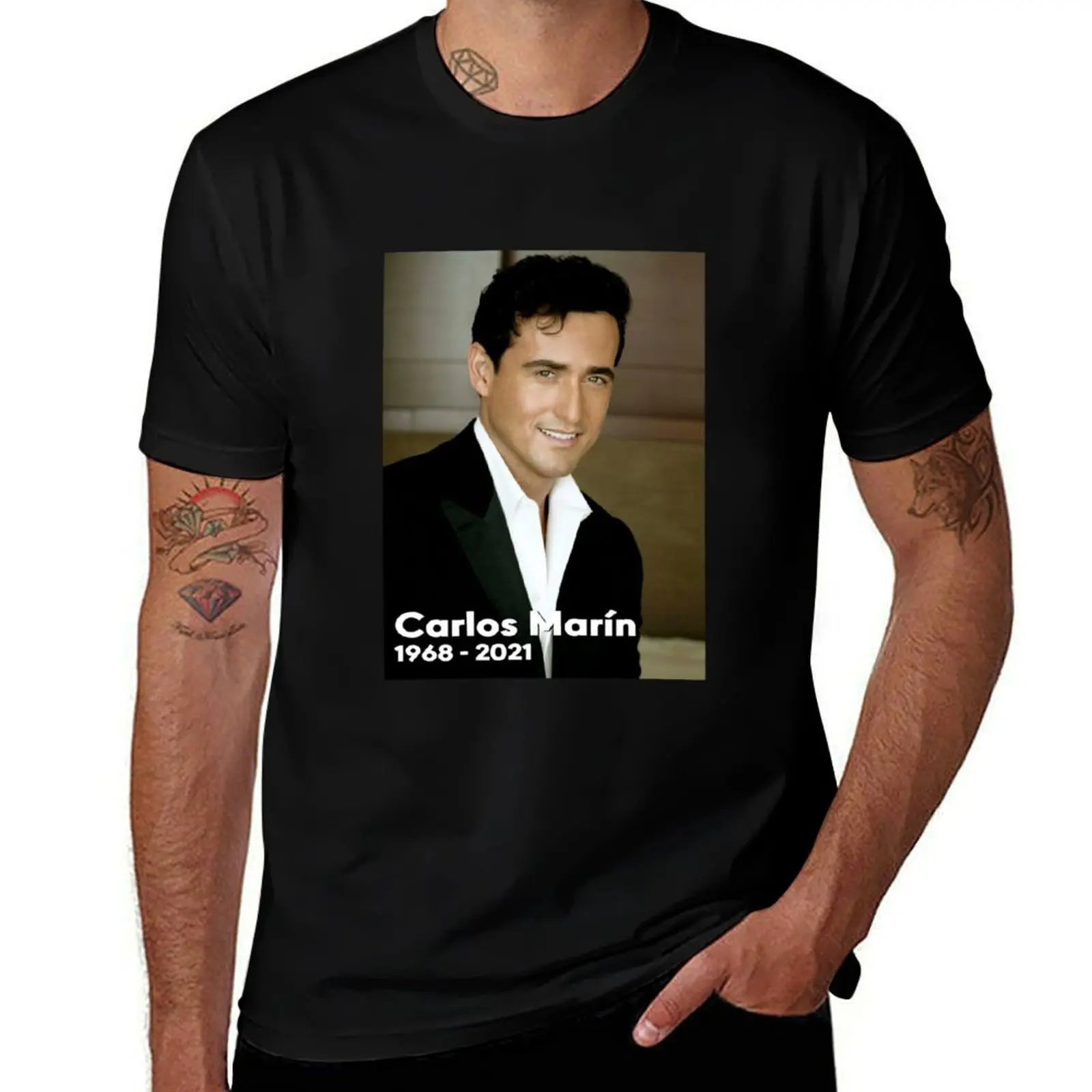 

Il Divo Remember Carlos Marin 1968 - 2021 Classic T-Shirt Trendy Pattern T-Shirt for Men
