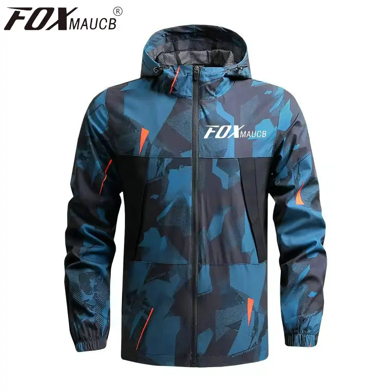 

FOXMAUCB велосипедная куртка дорожная MTB велосипедная ветрозащитная куртка мотоциклетная ветровка мужская одежда для горного велосипеда Fahrradjacke Herren