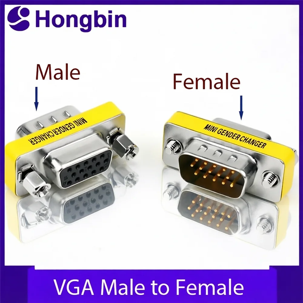 

15-Foot VGA Male to Female Extension Cable Straight through for 15 Hole Converter Plug Computer VGA Conversion Interface