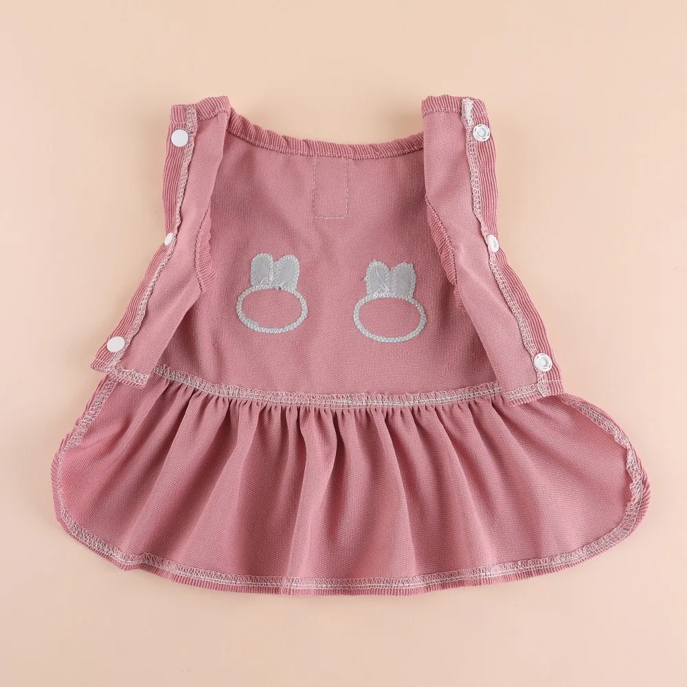 Prinzessinnen-Stil Kleidung für kleine Hunde und Katzen, Teddybär, Pomeranian Spezielles Niedliches Brust- und Rückenkleid – Detail 4