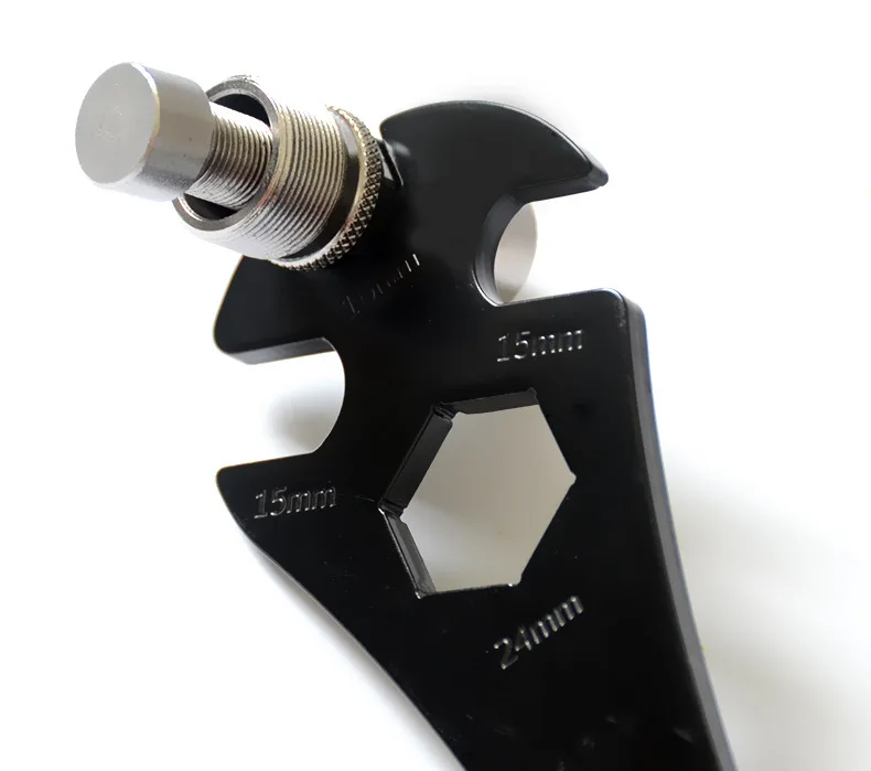 For On-the-go Repairs Black Bike Pedal Wrench Bicycle Repair Kit Carbon Steel Construction For Most Bicycle Models