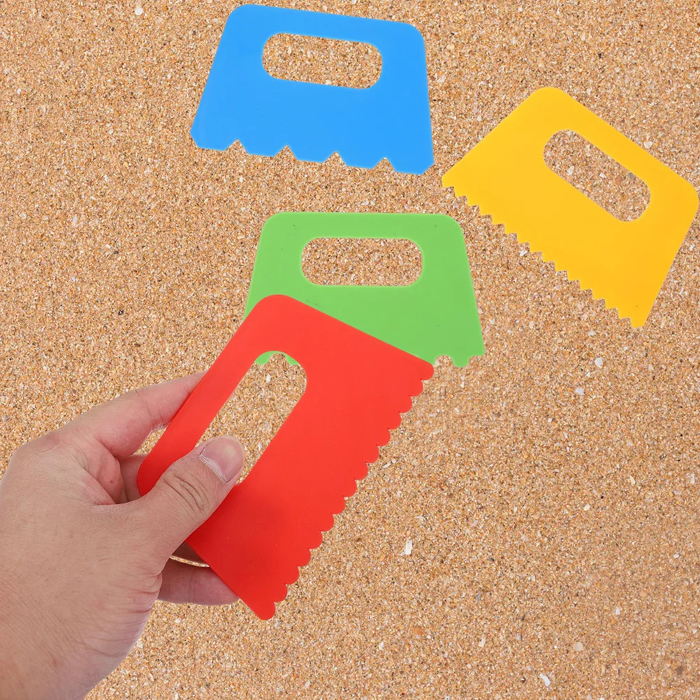

12Pcs Sand Painting Plastic Scraper Tools DIY Painting Supplies Craft Drawing Kit Creative Scrapers Plastic Scraper
