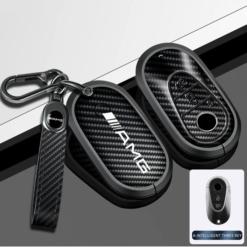 Чехол для ключей из цинкового сплава для Mercedes Benz 2021 C /S Class W223 W206 S350L S400L S450L S500L