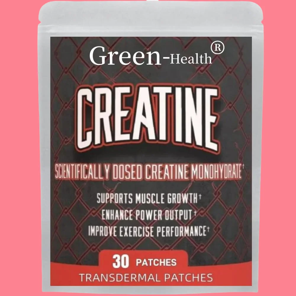 30 Patches Creatine Monohydrate Transdermal Patches Support Lean Muscle Growth, Recovery & Performance