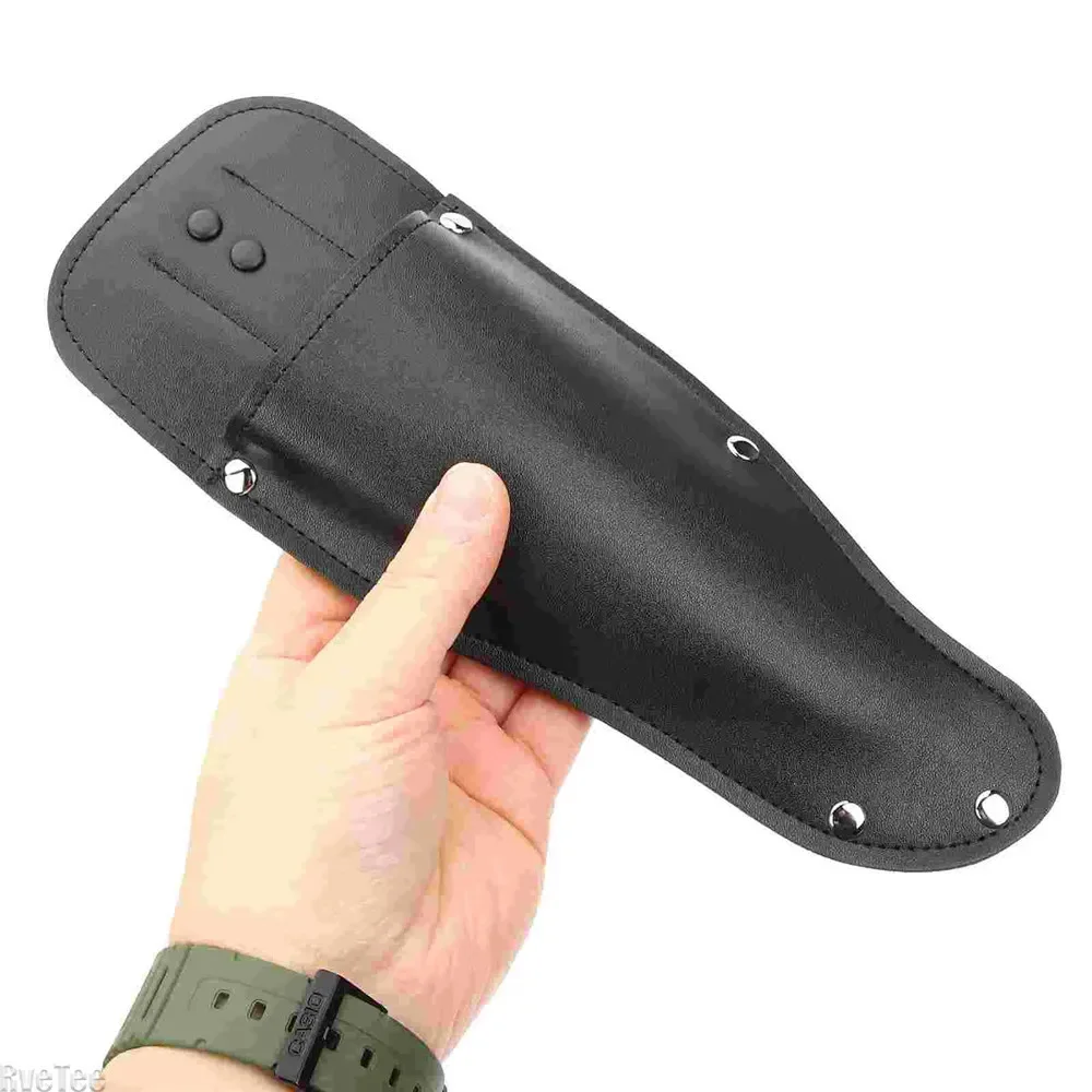 PU Leather Sheath Pouch Holder Scabbard Cover Cutting Cover Hanging Bag Tool Pouch Protective Case for Garden Pruning