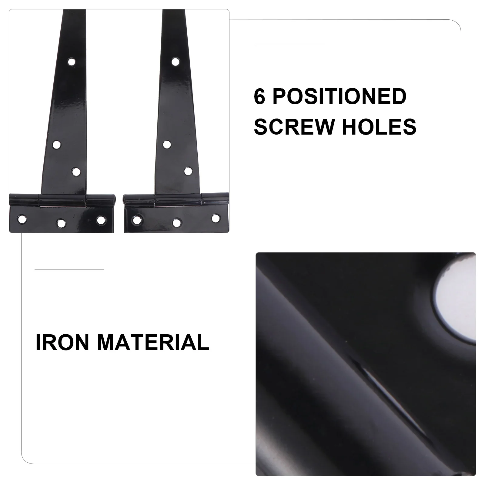 

2pcs T Shape Hinges Heavy Duty Steel Door Latch for Kitchen Cabinet Inches Long Durable T Hinges Widely Used in Hotels