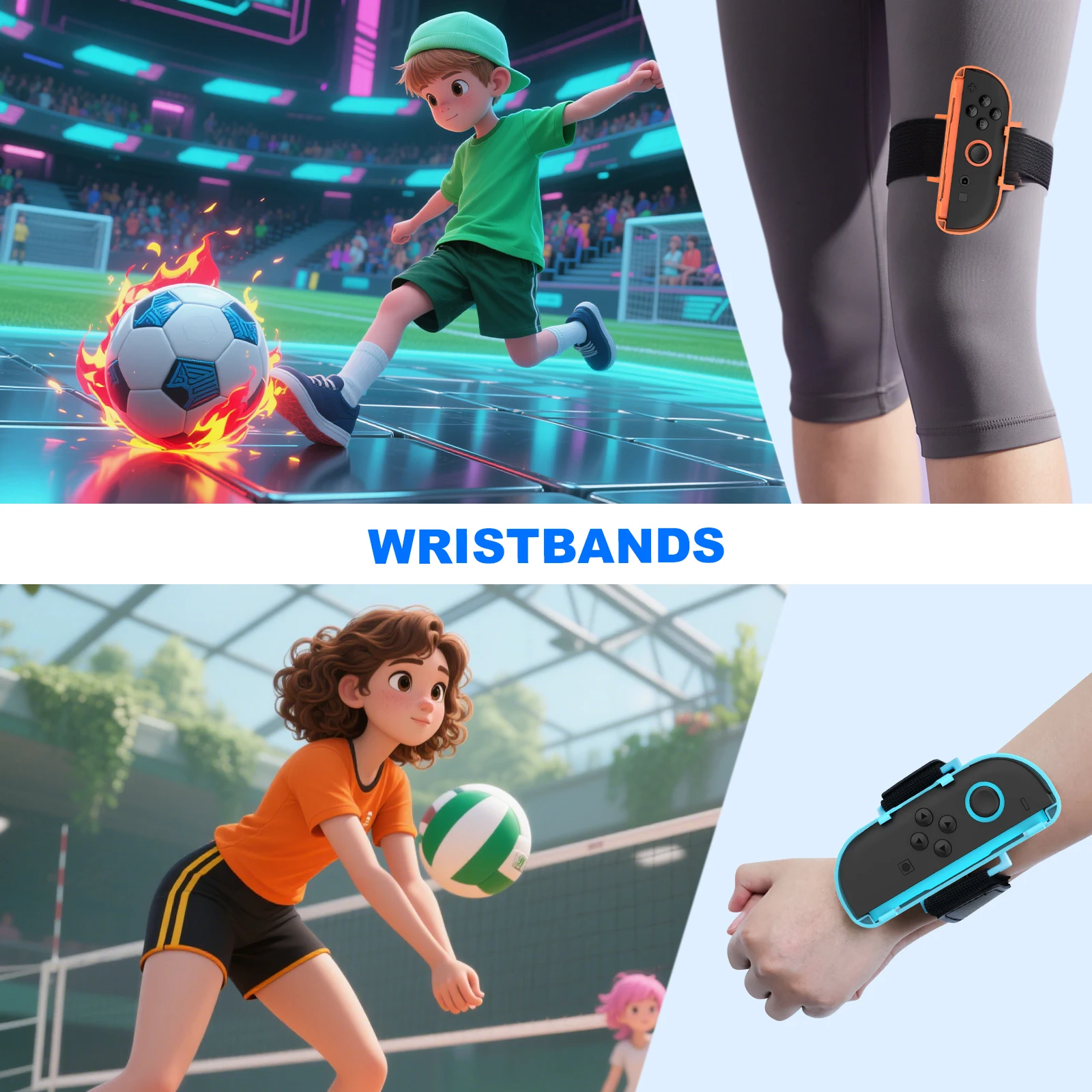 BEBONCOOL للتبديل 2 منافذ الملحقات حزمة التبديل مجموعة ملحقات الأسرة الرياضية المتوافقة مع ملحقات الألعاب Switch 2 #6