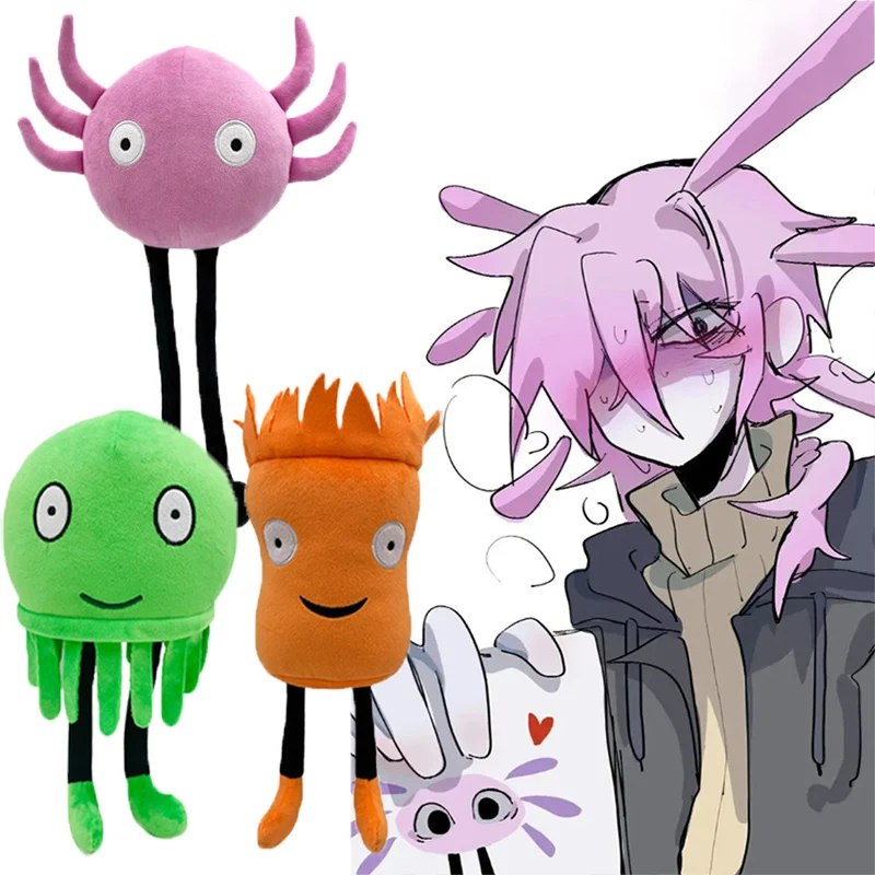 

KinitoPet Plush Toys Kinito Axolotl Jellyfish Stuffed Dolls Animals Plushie Figures Sofa Bed Decoration Pillow Christmas Gifts