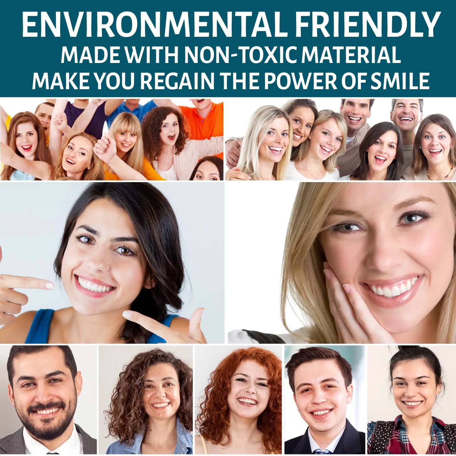 False Tooth Cover Perfect Fit Teeth Whitening Snap On Silicone Smile Veneers Teeth Dentaduras Flexibles Beauty Tool Cosmetic New