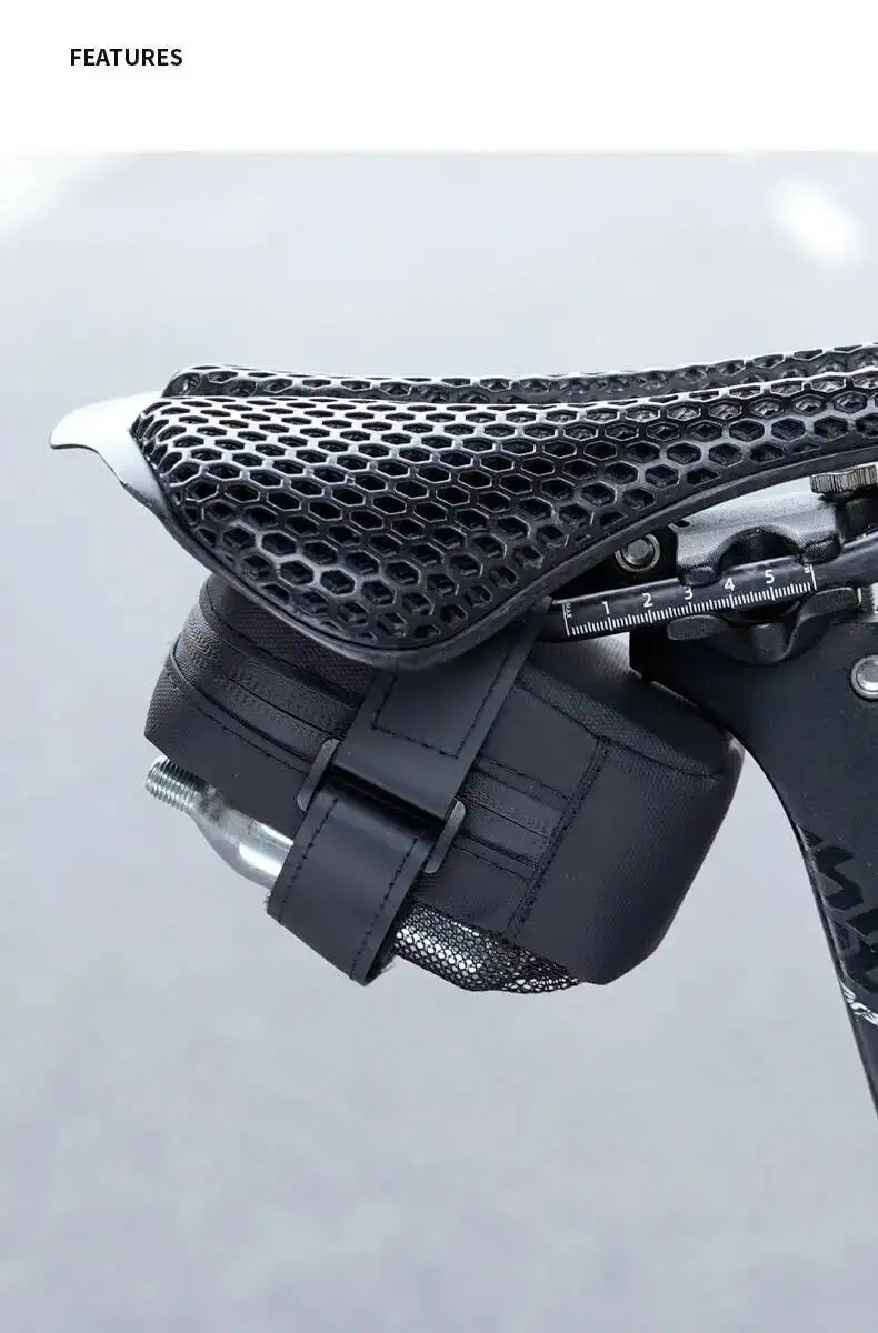 ESLNF Wasserdichte Fahrradtasche für Mountainbike und Rennrad, Satteltasche für Werkzeuge – Detail 2