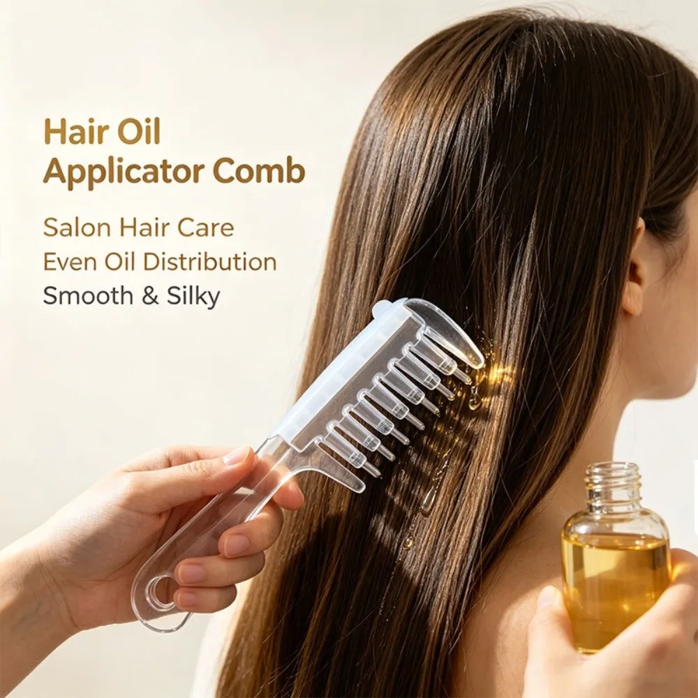 Multi-Function Mini Portable Head Applicator Hair Care Scalp Nourish Hair Firming Applicator Anti-Frizz Anti-Static