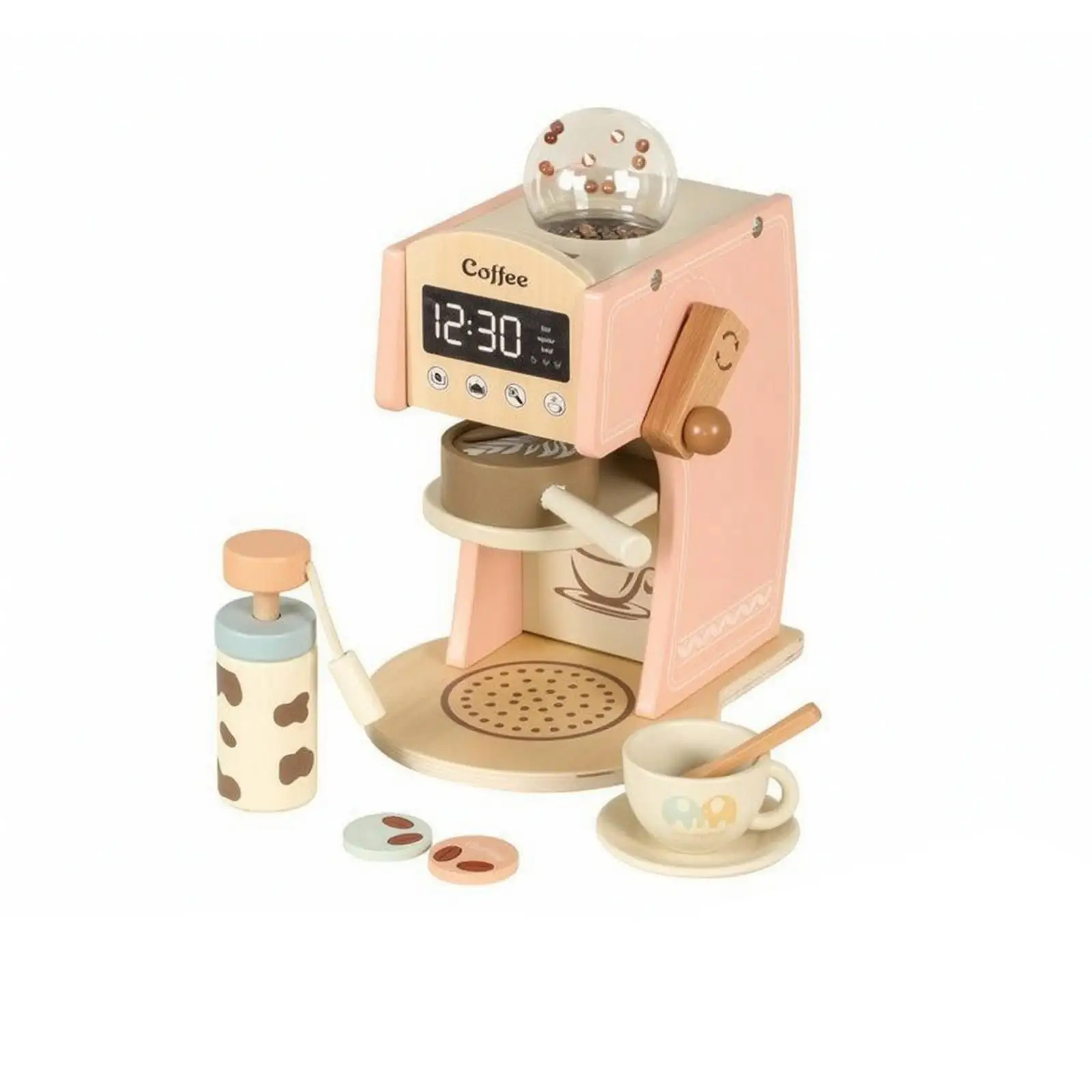 imaginative-wooden-coffee-machine-toy-interactive-knobs-and-lever-compact-countertop-design-wooden-coffee-maker-for-playroom