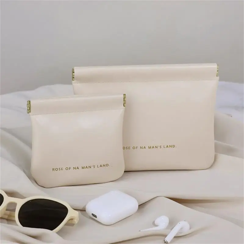 Make Up Organizer Felt Insert Bag Women Travel Inner Bag Organizer Zipper Purse Handbag Liner Cosmetic Storage Bags Inner Pocket