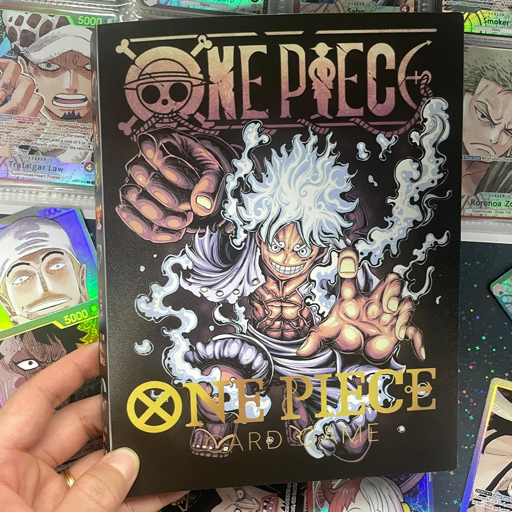 

BLBU ACG 240Pcs Anime OPCG Monkey D Luffy Card Album Book Game Card Holder Binder Card Collection Storage Toys
