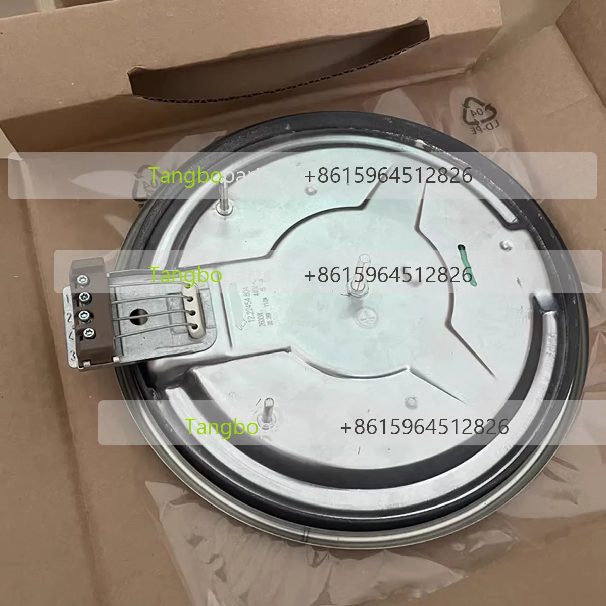 

Детали горелки для плиты, 440 В, 2600 Вт, 12,22454,804, 220 мм, пластина для электрической печи, круглая нагревательная пластина для замены EGO