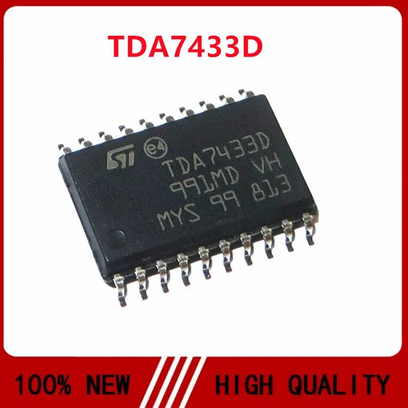 10PCS/LOT TDA7433D TDA7433 SOP20 feet brand new audio processor chip SMD IC brand new original authentic spot fast delivery