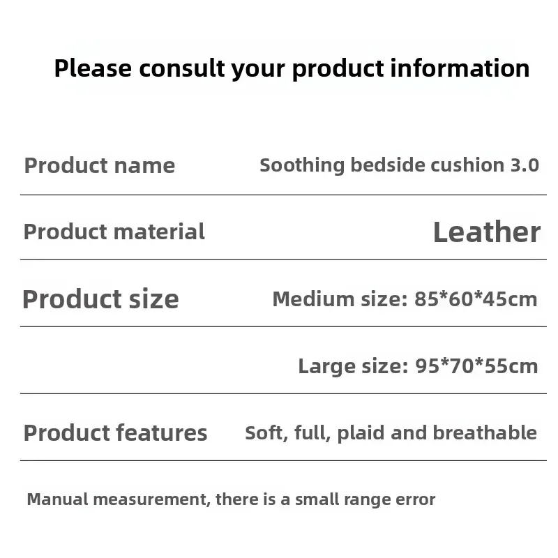 Mat bed waist protection playing mobile phone for the elderly removable and washable large cushion