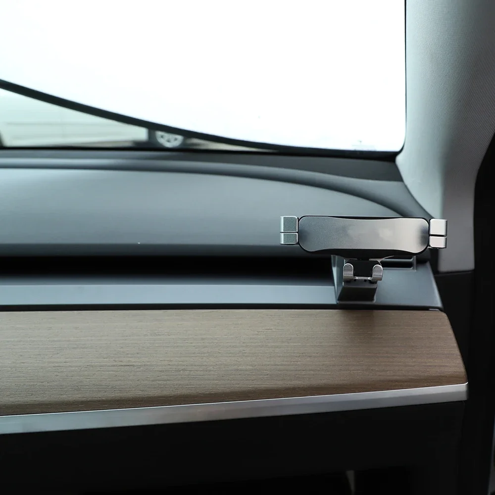 

for Tesla Model 3 (16-23) Model Y (20-24) Noiseless Gravity Car Phone Holder Mobile Cellphone Stand Support Mount Vent Clip