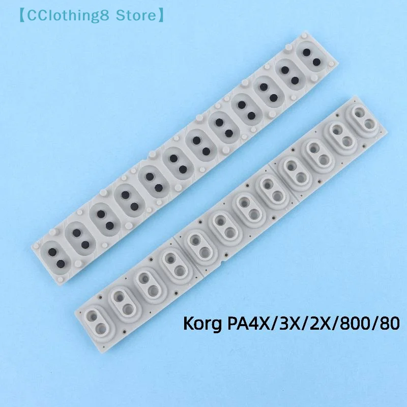 1/4 Peças de Tiras de Borracha Condutiva para Botões Korg PA4X PA3X PA2X PA800 PA80 TRITON LE & TR - Conjunto de Contatos de Borracha para Teclas 【AliS8】